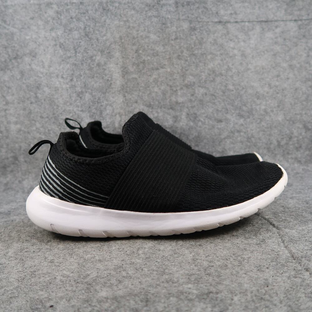 Athletic Works Shoes Men 9 Slip On Athletic Trainer Casual Comfort Sneaker Black